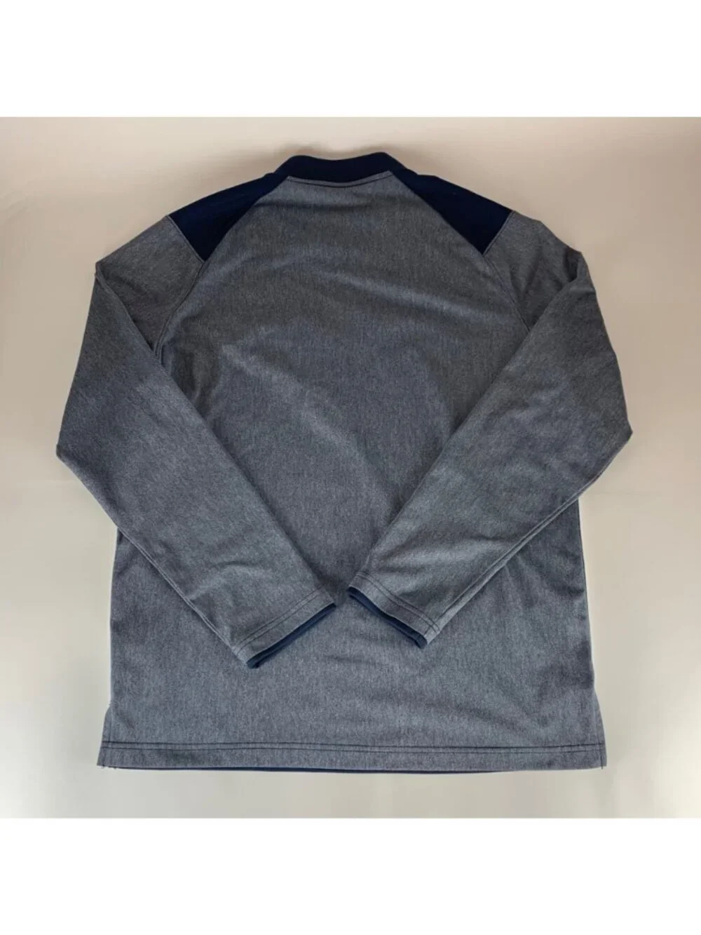 BYU Cougars NCAA Navy Blue Nike Dri Fit 1/4 Zip Pullover Mens Large